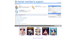 Desktop Screenshot of hentaimember.com