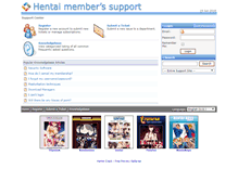 Tablet Screenshot of hentaimember.com